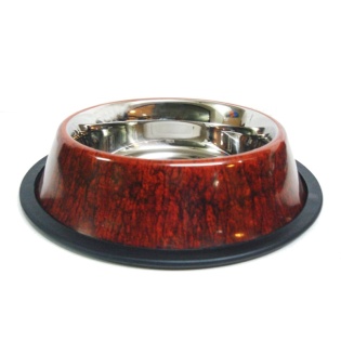 Red Marble Pet Bowls