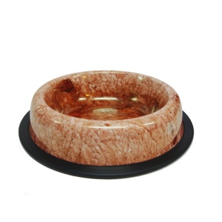 Fire Marble Belly Pet Bowls