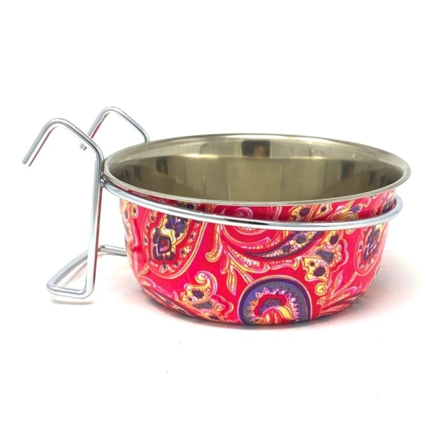 Pink Ethnic Coop Cup with Hanger