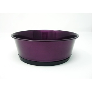 Purple Shinny Non-Skid Heavy Dish