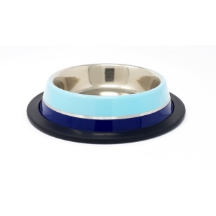 Dual Blue Pet Bowl